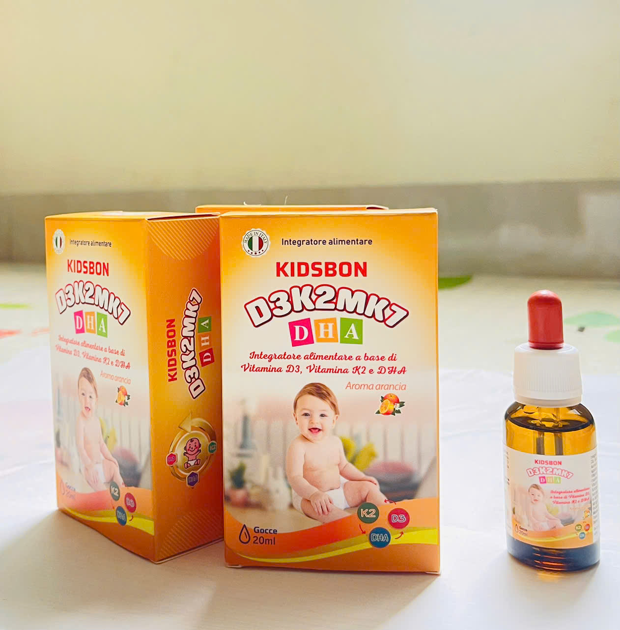 Thực phẩm bảo vệ sức khỏe KIDSBON D3K2MK7DHA