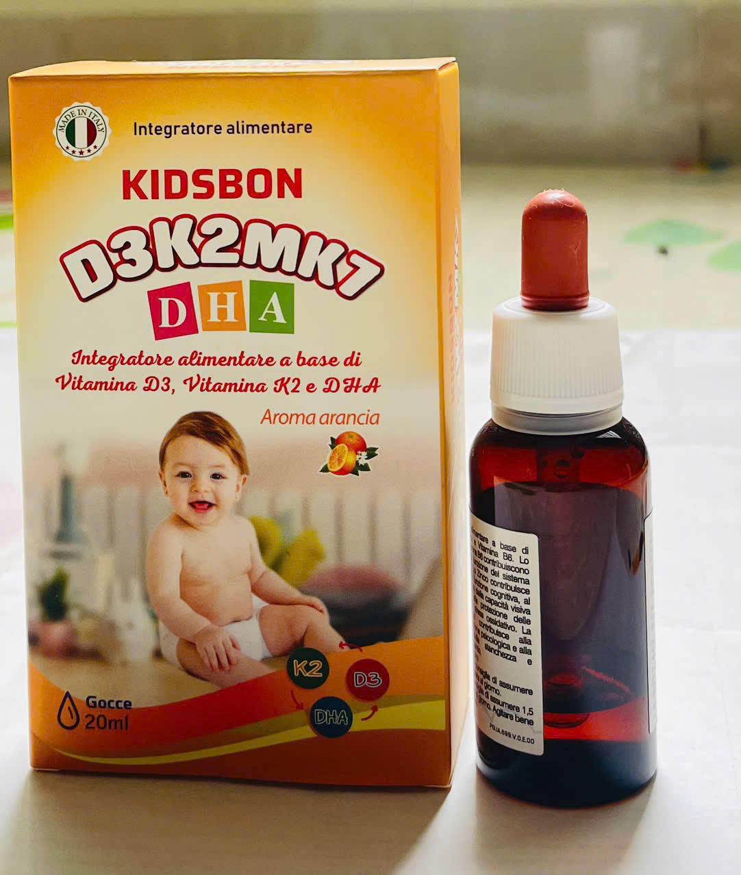 Thực phẩm bảo vệ sức khỏe KIDSBON D3K2MK7DHA